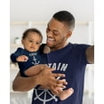 thumbnail image 3 of First Mate Baby Bodysuit Fathers Day Baby Outfit Infant Sailing Clothes Navy 6M (3-6M), 3 of 5