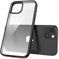 thumbnail image 5 of Phone Case for Apple iPhone 17 Pro Max Crystal HD Clear Back Hybrid Case TPU Bumper Frame Slim Shockproof Hard Defender Cover Fit for Apple iPhone 17 Pro Max (6.9") (Black), 5 of 9