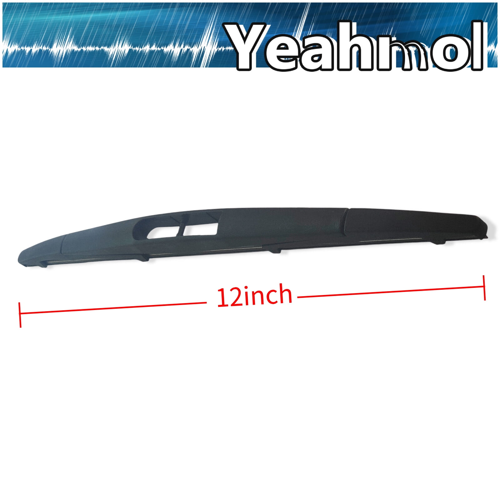 Yeahmol Front and Rear Windshield Wiper Blades (pack of 3) Fit For 2019-2009 Ford Flex，24"+22"+12E，Y22H0Z5B