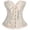 Khaki, variant on Plus Size Corset Tops for Women Ruffle Button Dwon Bustier Shapewear Lingerie Oversize Lace Tied Push Up Bodysuit