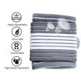 thumbnail image 5 of 1 par (M) Care Brand Muñequera Ultraligera, Elástica y Transpirable - Compresión AJUSTABLE - Muñequera para Tenis, Golf, Gimnasio, Deportes o Ejercicio, 5 of 5