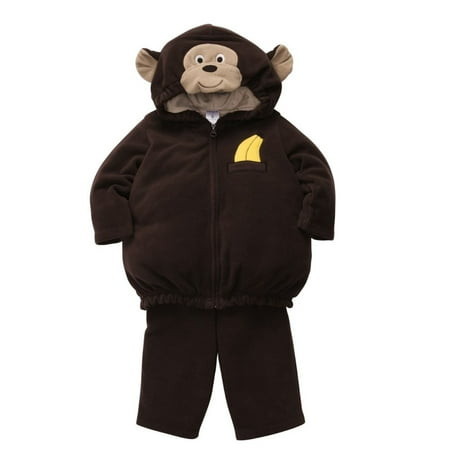 Carters Infant Monkey Costume Baby Boys Girls Hoody Jacket Sweat Pants