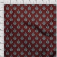 thumbnail image 3 of oneOone Cotton Flex Fabric Leaves & Floral Block Print Fabric BTY 40 Inch Wide, 3 of 4