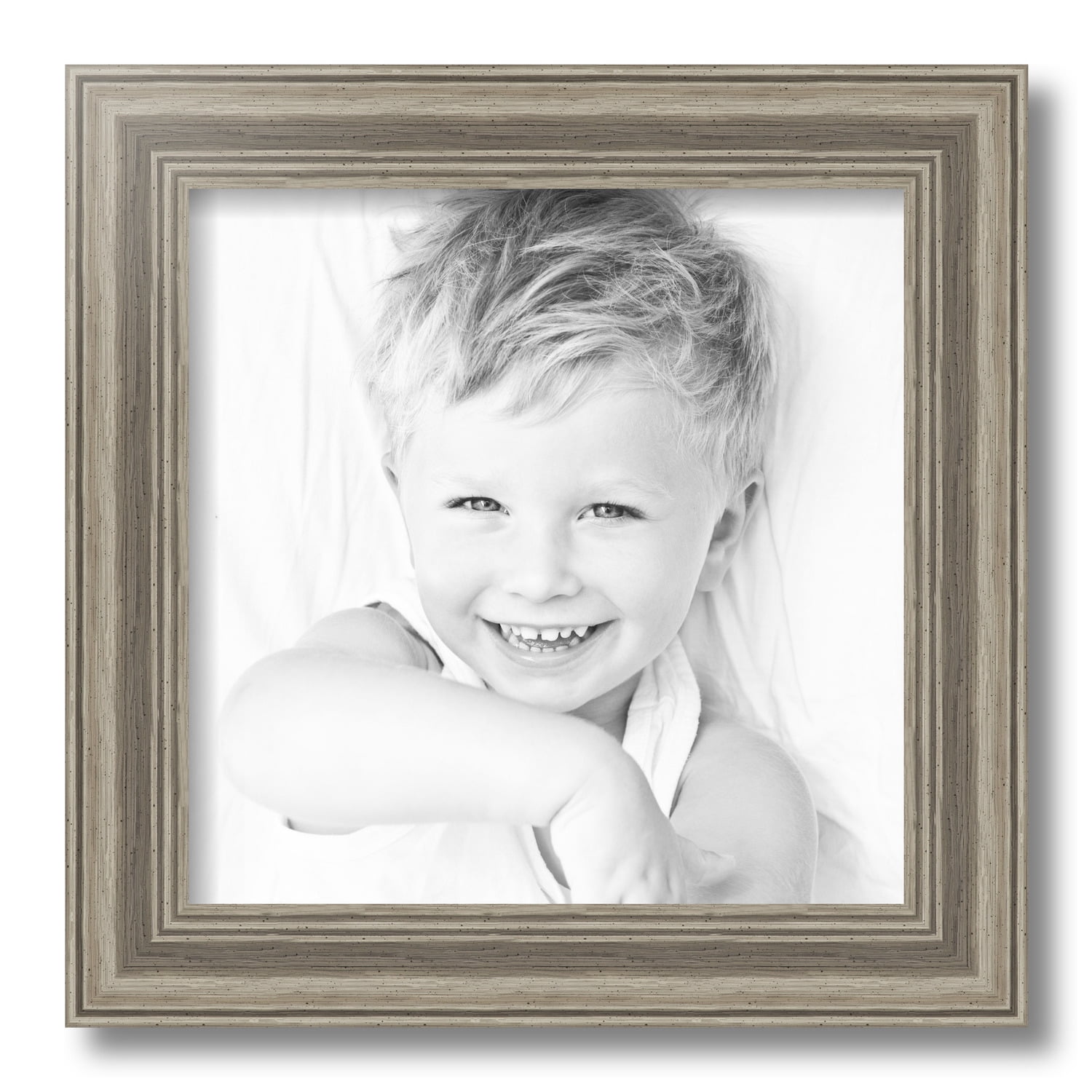 ArtToFrames 12x12 Inch Silver Picture Frame, This Silver Wood Poster