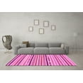 thumbnail image 3 of Ahgly Company Indoor Rectangle Abstract Pink Modern Area Rugs, 2' x 4', 3 of 4