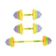 thumbnail image 1 of Juguetes para niños, mancuernas, barra para niños, relleno ajustable, herramientas de desarrollo sensorial para edades de 4 a 7 años, juego de pesas, Colores claros, 1 of 10