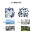 thumbnail image 7 of Logiee Blue Paisley Print Unisex Knit Beanie for Men Women Winter Hat,Beanies Skull Caps, 7 of 7