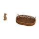thumbnail image 5 of Figura de gato de resina, cesta de mimbre, escultura animal, frutero decorativo, organizador de ratán tejido a mano para sala de estar, dormitorio, en, 5 of 8