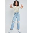 thumbnail image 6 of YMI Jeans Girls Selena Dream Button Fly Straight Leg Hybrid Jean, 6 of 7