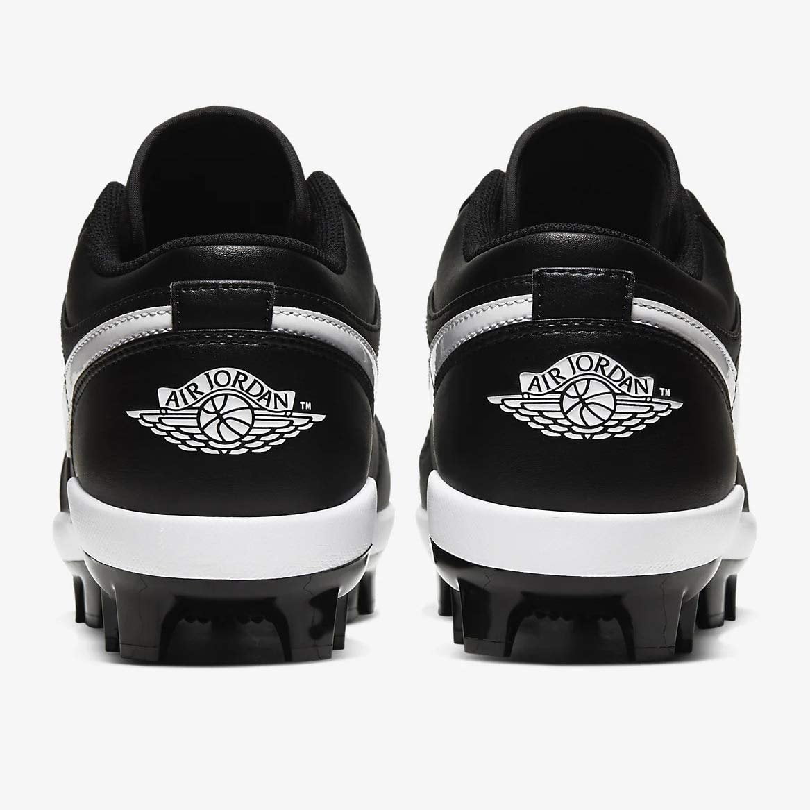 jordan 1 retro mcs black men's baseball cleat