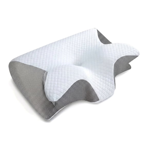 2-in-1 Orthopedic Memory Foam Cervical Pillow for Neck Pain Relief