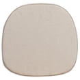 thumbnail image 2 of Emma + Oliver Cross Back Barstool Burlap Cushion, 2 of 3
