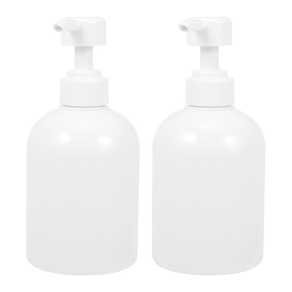 WHAMVOX 2Pcs Decorative Hand Soap Liquid Containers for Bathroom 3.34X3.34X6.29in
