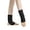 Black, variant on Elegant Leg Warmer Knit Sport Wear for Seasonal Comfort and Ballet Practice Versatile Home Casual Accessories Lightweight Long Knit Socks for Dance, Black