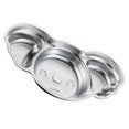 thumbnail image 2 of Divided Plate Stainless Steel Food Serving Tray Dinner Food Plate Toddler Plate, 2 of 5