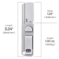 thumbnail image 5 of CRKT Box Key Everyday Carry Folding Knife with Slip Joint: 12C27 Steel Plain Edge Blade, Stainless Steel Handle, 7118, 5 of 5