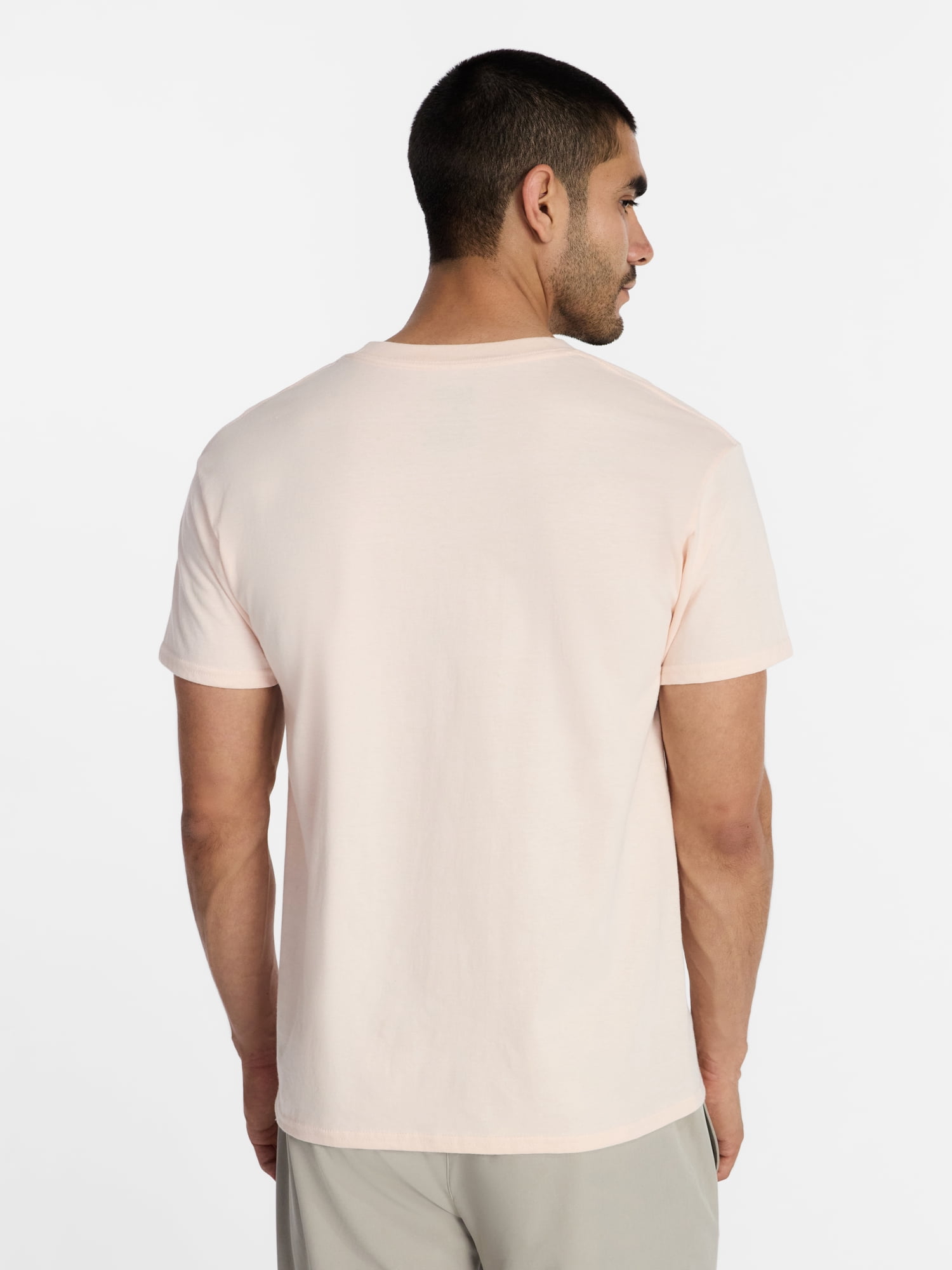 Athletic Works Men's and Big Men's Cotton Active Tee with Short Sleeves, Sizes XS-4XLT