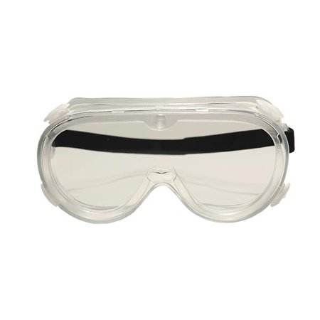 

Clear Anti-Fog Safety Goggles with Adjustable Headbands and UV Protection Indirect Vents - 10 Pieces Per Box