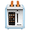 Blue-2 slots, variant on Mecity 2-Slice Touchscreen Toaster, Stainless Steel, 6 Shade Settings, Reheat, Cancel, Defrost, Sliver