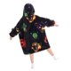 thumbnail image 4 of Sudadera con capucha de gran tamaño para niños, franela suave y cálida, sudadera de manga larga con estampado de dibujos animados, ropa de dormir, 4 of 6