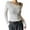 White, variant on Women Tees Shirts Tops Sheer Mesh Off The Shoulder Long Sleeve See Through Going Out Party Club Fall Fashion Y2K Clothes 2025