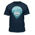 thumbnail image 1 of Teelocity Bob Ross Sunset Fill Navy Short Sleeve Graphic Tee, 1 of 4
