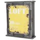 thumbnail image 3 of Vintage Yellow Iron Key Case for Wall Hanging Storage with Enough Space for Keys and Trinkets 7.5 inches, 3 of 4