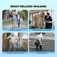 thumbnail image 3 of MaxKare Folding Walking Canes with Non-slip Quad Base, Adjustable Height & Lightweight, Gift for Mom/Dad, Black, 3 of 10