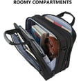 thumbnail image 5 of KROSER Shoulder Messenger Up to 17.3 Inch Laptop Bag Briefcase, Black, 5 of 8