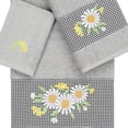 thumbnail image 3 of Linum Home Textiles 3 Pieces Texture/Embroidery Cotton Bath Towel, 54" x 27", Gray, 3 of 9