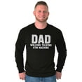 thumbnail image 3 of Dad Walking Talking ATM Machine Funny Men's Long Sleeve Tee T Shirt Brisco Brands M, 3 of 6