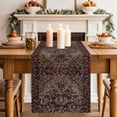 thumbnail image 2 of Boho Vintage Table Runner 108 Inches Long,Modern Geometric Abstract Art Aesthetics Cotton Linen Table Runners Dresser Scarves,Fabric Tabletop Scarf Furniture Cover for Home Dinner Party 13"x108", 2 of 9