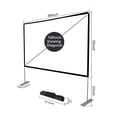 thumbnail image 2 of Licensed Google TV 4K Smart Projector with Screen & Stand, Brother Eye Mark III Elite Edition Ultra Fast Mini Projector, 1500 lumens, 1000 Free Channels, Sports, News, Movies, etc., 2 of 21
