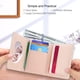 thumbnail image 2 of Cute Wallets for Women, Leather Rfid Blocking Small Trifold Wallet with Id Window for Girls and Ladies Womens Wallet, 2 of 5
