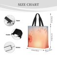thumbnail image 3 of Disketp The Sunset of Dandelion Bolsa Tote de Lona para Mujer, Bolso de Hombro y Cruzado con Cierre de Cremallera, 3 of 7