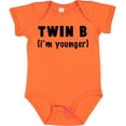 thumbnail image 3 of Inktastic Twin B (i'm Younger) Boys or Girls Baby Bodysuit, 3 of 5