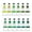 Green, variant on Gamblin Artist Oil Paint Set For Professionals - ORANGE SET - 37ml Tubes
