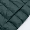 thumbnail image 5 of qolati Men's Puffer Jacket Solid Color Cotton Down Quilted Jacket Long Sleeve Button Down Warm Winter Coat, 5 of 7