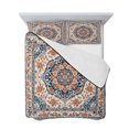 thumbnail image 7 of Blue Burnt Orange Boho Twin Size Down Alternative Comforter, Lightweight Comforter Quilt Bedding Set with Pillow Shams Antique Southwestern Ethnic All Seasons Bed Comforter Duvet Insert 68"x86", 7 of 7