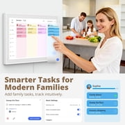 Dragon Touch 27 Inch Digital Calendar, Electronic Wall Calendar Chore Chart for Family Monthly/Weekly Planner with Desk Mount