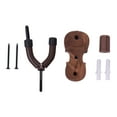 thumbnail image 4 of Support mural pour crochet de violon avec violon et base en bois, 4 of 4