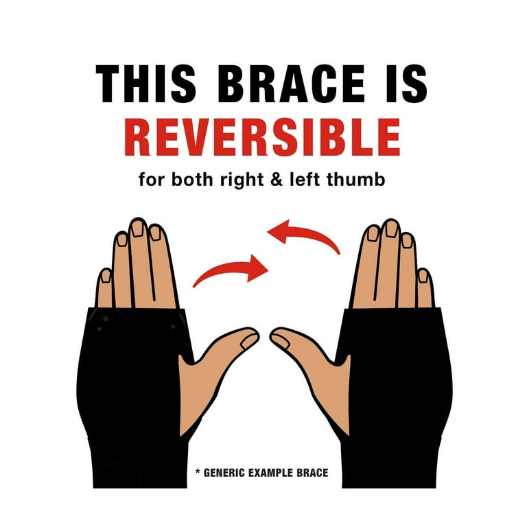 ACE Brand Deluxe Thumb Stabilizer, Adjustable, Black photo 5