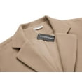 thumbnail image 5 of COOFANDY Men's Classic Wool Blend Peacoat - Winter Trench Style, Notched Lapel, Single Breasted with Pockets, 5 of 6