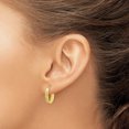 thumbnail image 3 of Boucles d'Oreilles Ovales en Or Jaune 10k, 3 of 8