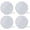 4, variant on 3 Pack AP-12031, 5 Inch White Metal Ceiling Blank-Up Cover, Used to Cover 3-1/2 Inch Round/Octagon Box Openings In Ceilings or Walls, Mounting Screws Included, Holes Are Spaced 2.75 Inches