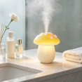 thumbnail image 5 of Mushrooms Shaped Humidifier with Colorful Night Light USB Powered for Bedroom Desk Small Humidifier Aromadiffuser 280 mL 1, Plastic, Blue,yellow,red, 4.45 x 4.45 x 4.88 in, 1 Pc, 5 of 6
