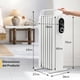 thumbnail image 3 of Costway Calentador Eléctrico 1500W de Aceite con 3 Ajustes de Calor hasta 137° Protección contra Sobrecalentamiento y Vuelco Silencioso Blanco, 3 of 9