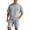 Light Ashy, variant on Mens Track Suits 2 Piece Set Short Sleeve Crew Neck Summer T Shirt And Drawstring Casual Track Shorts Sportswear Sets T Shirts Shorts Sets Fashion Retro Textured Sweatsuit Beige L