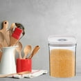 thumbnail image 1 of Feltree Airtight Food Storage Containers with Lids, Top One Button Control, Tight Stackable Dry Cereal Container Set for Pantry Snack Coffee Sugar Kitchen Pant, 1 of 8