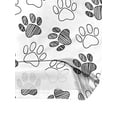 thumbnail image 4 of CLOOCL Women Oversized Blouse Animal Dog Paw Graphics Print Button Decorate Long Sleeve Plus Size T-shirt Casual Female Tops, 4 of 6